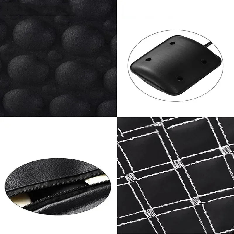 COJÍN LUMBAR MASAJEADOR CON VIBRACIÓN PARA AUTOS - BUYIST ECUADOR