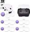 Gafas Lupa LED con 5 Lentes Intercambiables