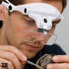 Gafas Lupa LED con 5 Lentes Intercambiables