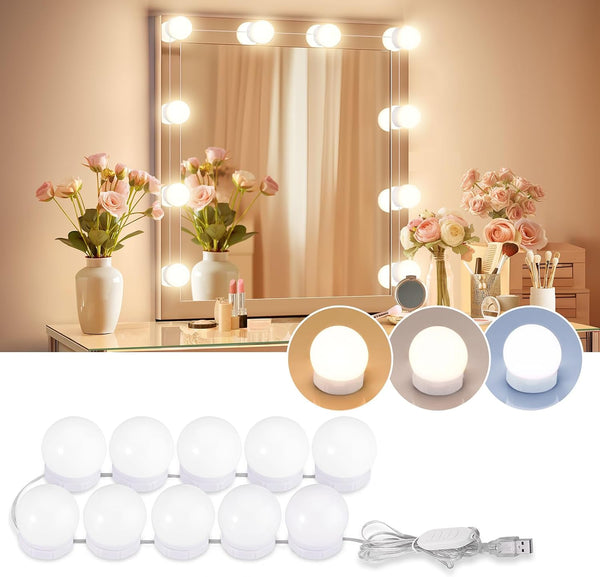 Kit Luces Espejo Hollywood Pro